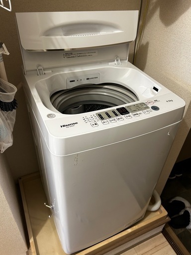 【使用期間2年未満】洗濯機　4.5kg