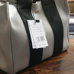 【新品】2wayミニトートバッグ ライトグレーの画像