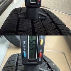 売約済　ダイハツ純正ホイール　2018年製　ブリヂストン　ブリザックVRX2 155/65R14 4本　の画像