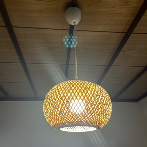 竹製　照明器具