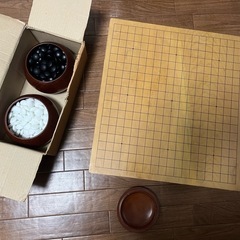 囲碁盤＋碁笥＋碁石セット