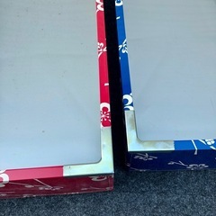 2点セット　昭和レトロ 缶 衣装ケース ブリキ衣装ケース 収納箱 BOXの画像