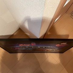 貴重　LED付　アートフレーム　クラシックアメリカン　ヴィンテージ　ネオンの画像