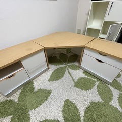 【本日引取り0円】 3分割のドレッサー(鏡台)  