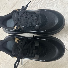 UGG 24cm スニーカー ブラック 厚底の画像
