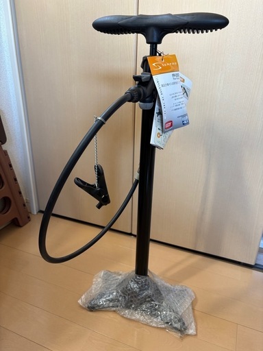 【タグ付きほぼ未使用品】自転車空気入れ　サーファス フロアポンプ FP-200 046798