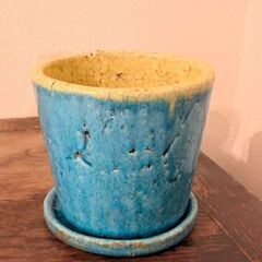 DALTON 植木鉢ブルー【引っ越しの為…早めにお取引出来る方歓迎】