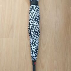 ◆美品◆逆さ傘　逆転傘　傘　雨傘　長傘　千鳥模様