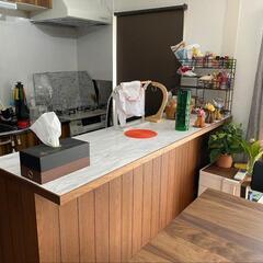 【送料込】 VINE ヴィネ W150キッチンカウンターセット ヴィネ150下台 OAK (天板別売り)(W150×D37×H88cm)税込￥160,000