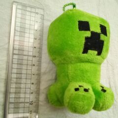 ☆マインクラフト クリーパー マスコット ぬいぐるみ【中古】の画像