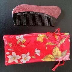 完全未使用・新品スカーフ＆櫛のセットの画像