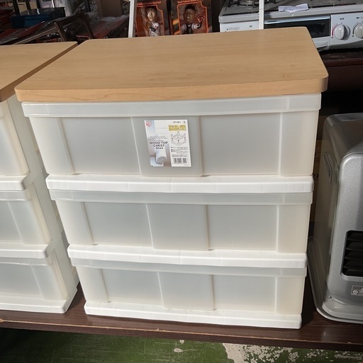 お取引き中です！衣類収納　三段　中古　天板木製
