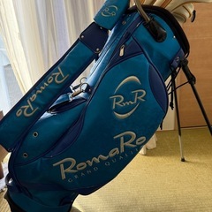 RomaRo スタンド付きキャディバッグ 青 RomaRo スタンド付きキャディバッグ 青