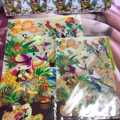 新品、キキララのクリアファイル3つセットです。の画像