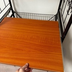 レンジラック　キッチン収納　炊飯器　棚　ゴミ箱上収納の画像