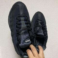 Nike Air Max ブラック スニーカー　26.の画像
