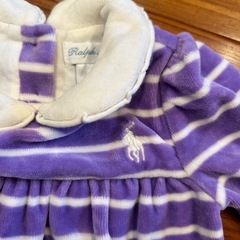 ラルフローレンRalph Lauren 襟付ロンパース 3M 約60〜70cmの画像