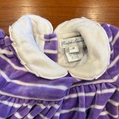 ラルフローレンRalph Lauren 襟付ロンパース 3M 約60〜70cmの画像