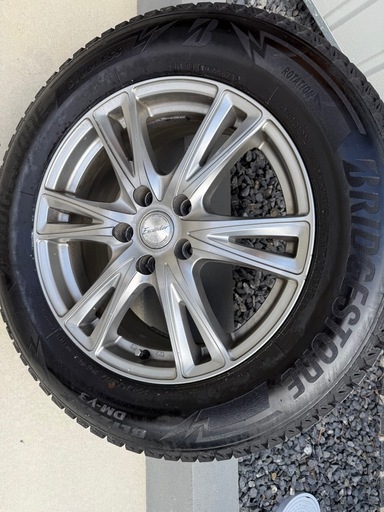 CX5又はCX8等の冬用タイヤホイールスタッドレス　溝バリバリ　ブリヂストン