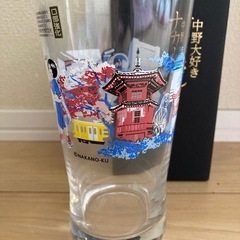 中野大好きナカノさんグラス（複数あります）の画像