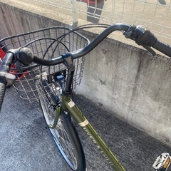 UVER & LULU 27インチ 自転車 6段変速 カーキ 中古 自転車 買取 仙台 引取 の画像