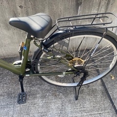 UVER & LULU 27インチ 自転車 6段変速 カーキ 中古 自転車 買取 仙台 引取 の画像