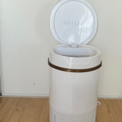 新品未使用品　小型洗濯機 脱水機能付き ポータブル　ペット用衣服、介護用、下着など。 の画像