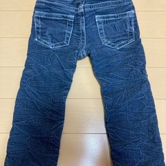 子供用　80サイズ　ダメージジーンズの画像