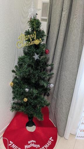 120cm クリスマスツリー　ライト付き