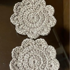 ハンドメイド　コースター　4枚セットの画像
