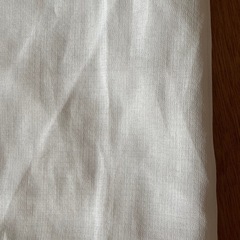 無印良品　ノンプリーツレースカーテン　白の画像