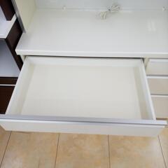 ★ジモティ割あり★  レンジボード 白 H206×D50×W120 クリーニング済み OJ6931