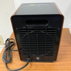 O2412-027 TEKnos 人感センサー付ミニセラミックヒーター（ブラウン） TST-705 通電確認済み 年式表記無し キズ汚れ有りの画像