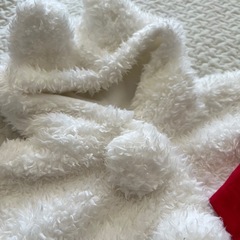 美品１歳〜ふわふわポンチョクリスマスにも♪の画像