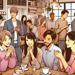 【女性参加費無料】女性主催☕️カフェで気軽に英会話の会の画像