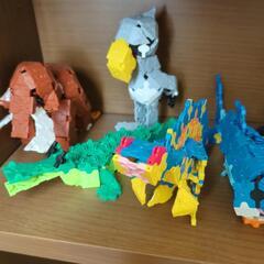 12日、今入札希望！造りあげブロック色々！お部屋に飾っても！の画像