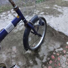 折り畳み自転車　ギア　鍵　ライト付き　要メンテの画像