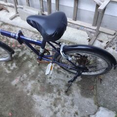 折り畳み自転車　ギア　鍵　ライト付き　要メンテの画像