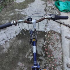 折り畳み自転車　ギア　鍵　ライト付き　要メンテの画像
