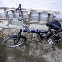 折り畳み自転車　ギア　鍵　ライト付き　要メンテ