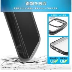  iPhone15 ProMax ケース 耐衝撃 クリア ソフトケース 衝撃吸収 カメラ保護設計 メッキ加工 メタリック フーレム アイフォン 15 プロマックス カバー/ブラックの画像