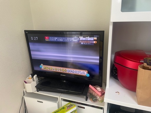 三菱　カラーテレビ　ジャンク品