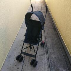 【値下げ】西松屋　バギー　スマートエンジェル　レインカバー付きの画像