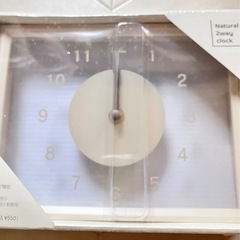 新品・未使用＊置き・掛け2Way時計の画像