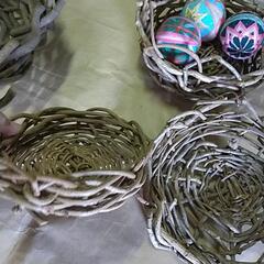 籐のかごの画像