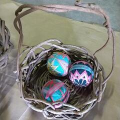 籐のかごの画像