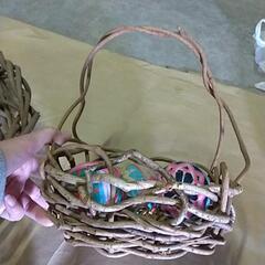 籐のかごの画像