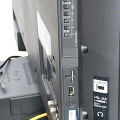 【恵庭】三菱　液晶テレビ　オートターン搭載モデル　LCD-A40BHR8　2017年製　40インチ　ブルーレイ/HDD内蔵　首振りリモコン付き　中古品　PayPay支払いOK！の画像