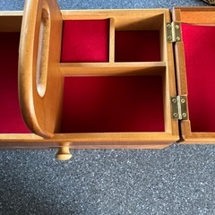 裁縫箱　薬箱　化粧品ケース　2個の画像