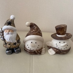 【決まりました】【12/26掲載終了】クリスマス🎄の置き物（3点）